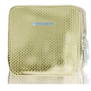 Gold Square Cosmetic Bag